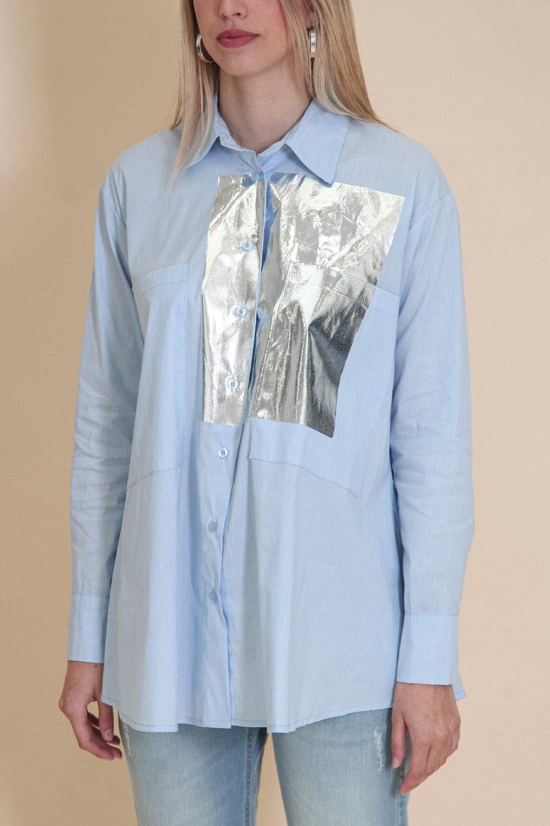 Le Streghe CAMICIA LAMINATA Super sconto