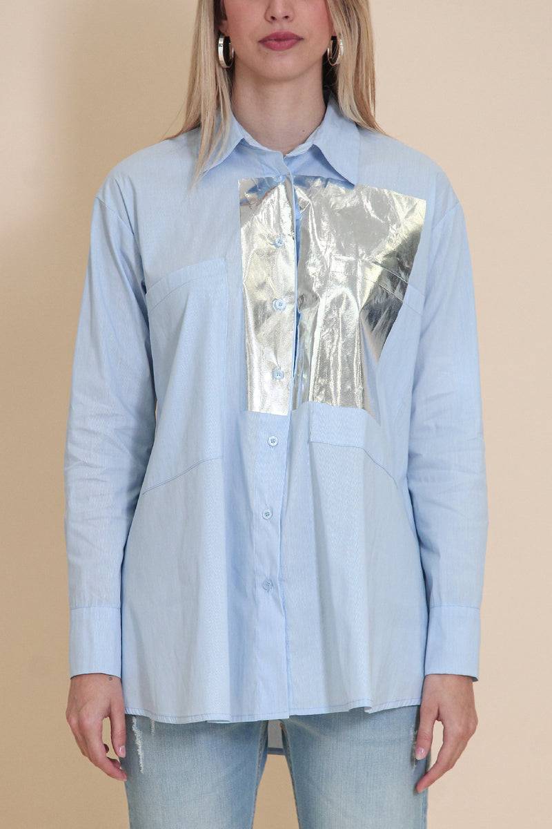 Le Streghe CAMICIA LAMINATA Super sconto
