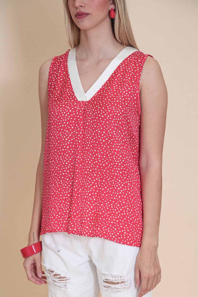 Le Streghe CANOTTA POIS 50% di sconto con spedizione gratuita