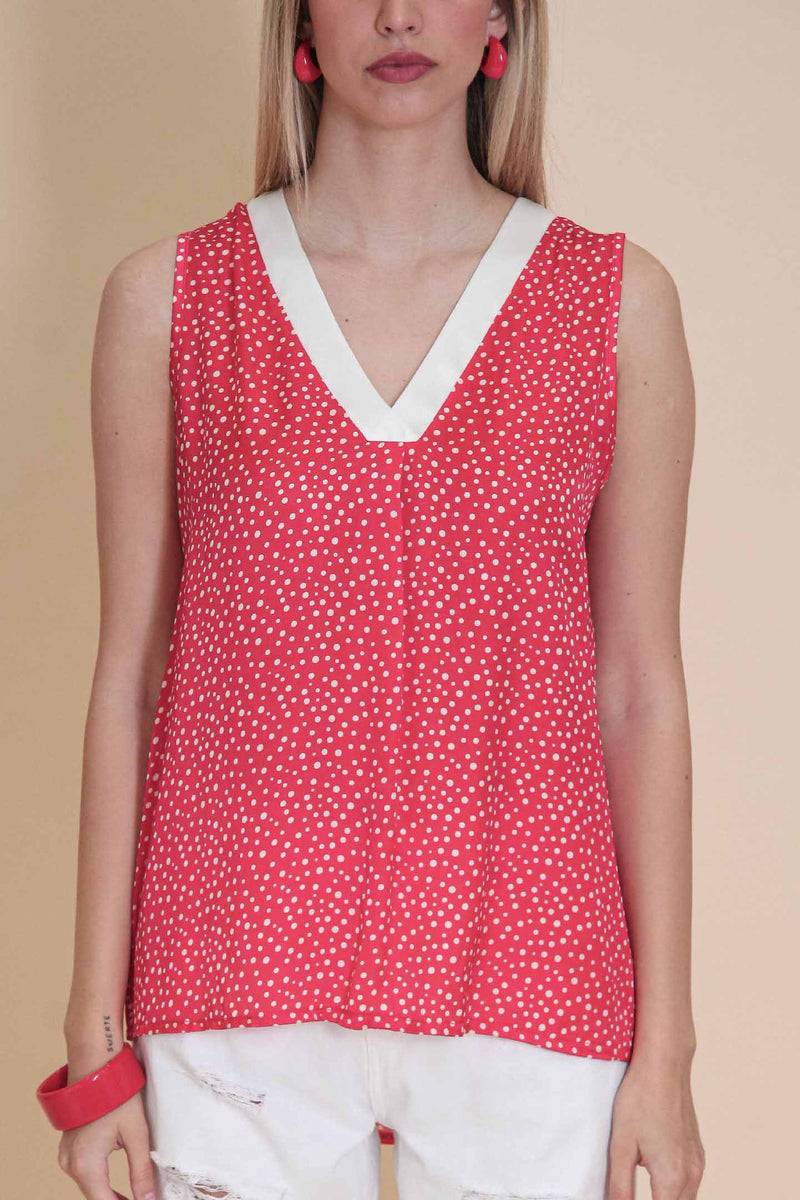 Le Streghe CANOTTA POIS 50% di sconto con spedizione gratuita