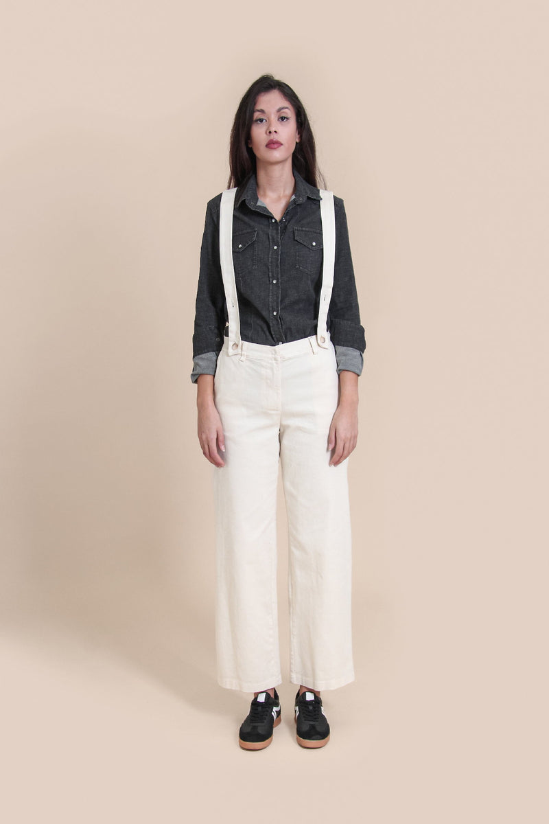 Le Streghe PANTALONE CON BRETELLE Pezzi Unici