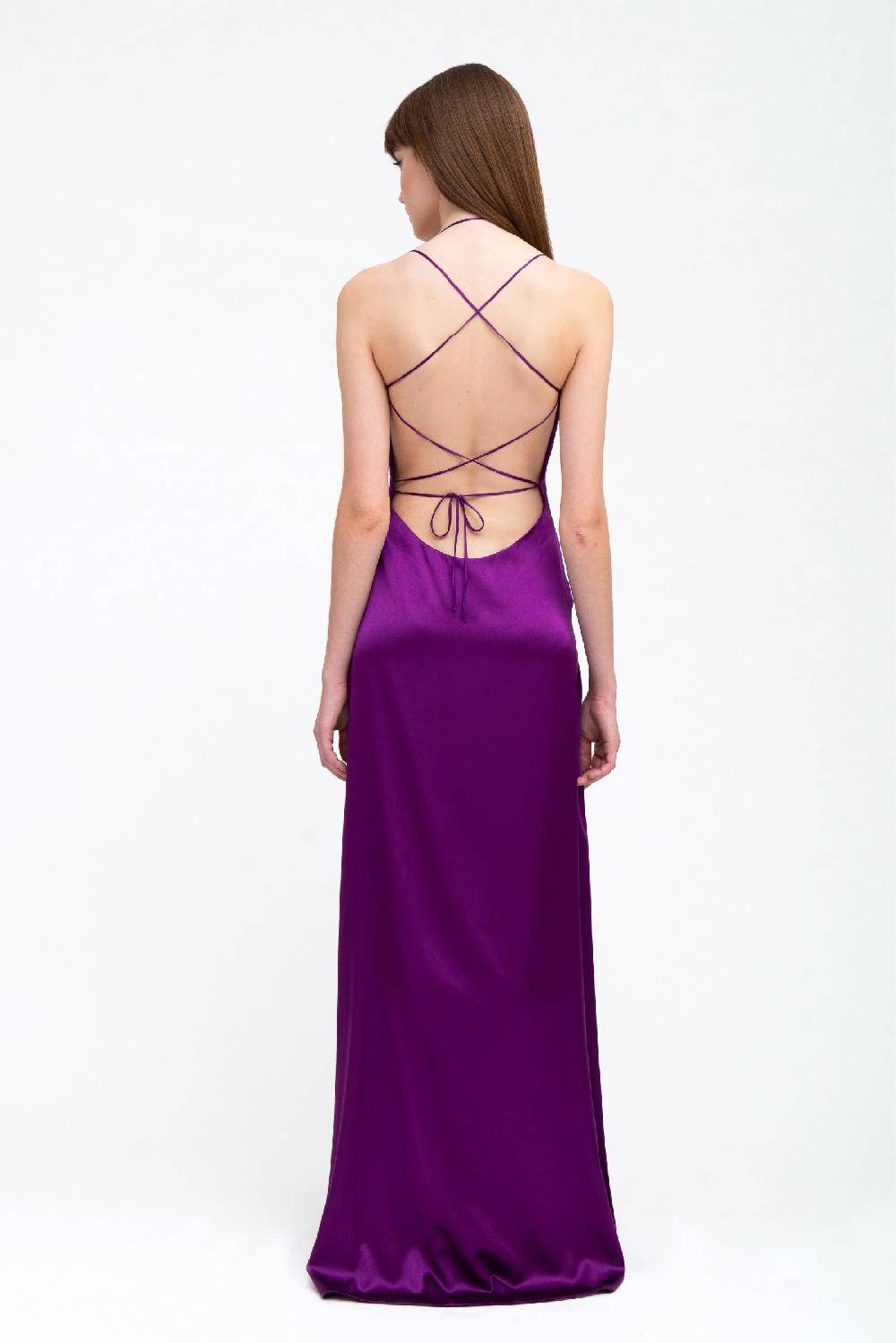 Kristina Ti VIOLANTE - Long silk dress Trasporto libero internazionale