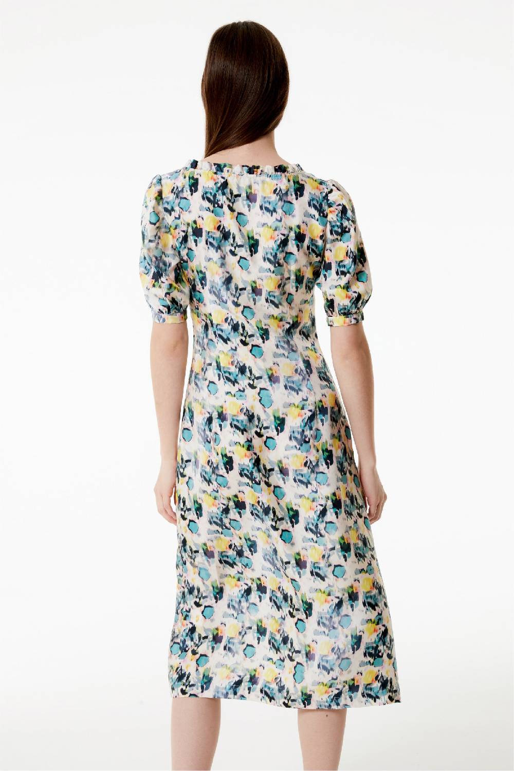 Kristina Ti MATILDA - Silk dress Watercolor In vendita