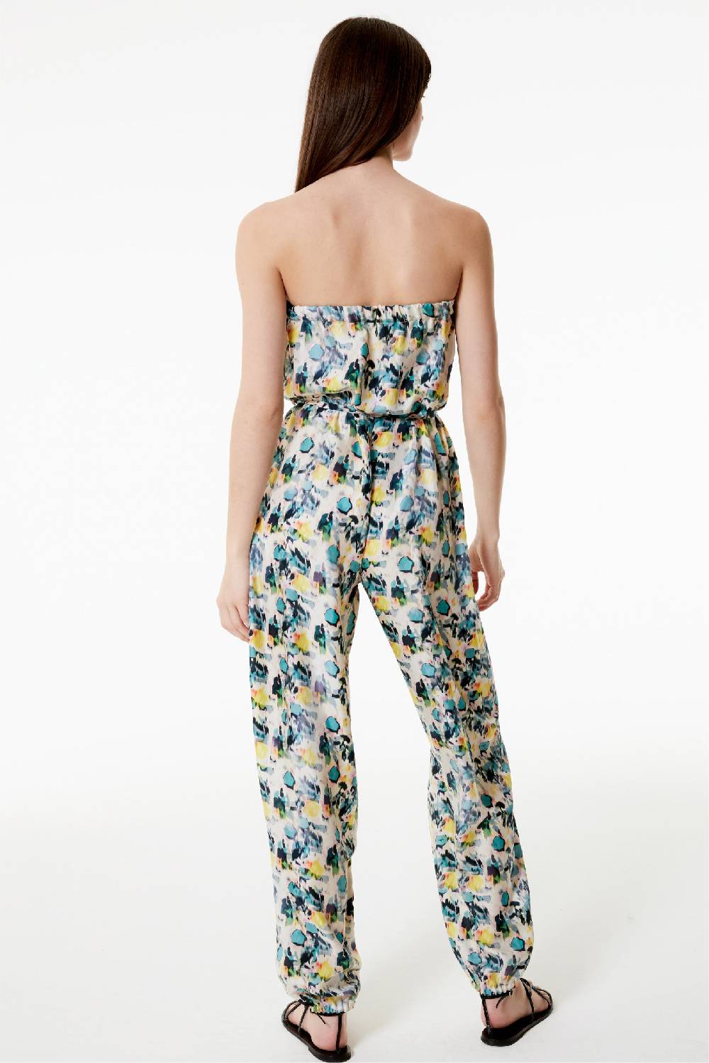 Kristina Ti LIA - Silk jumpsuit Watercolor Duty-free