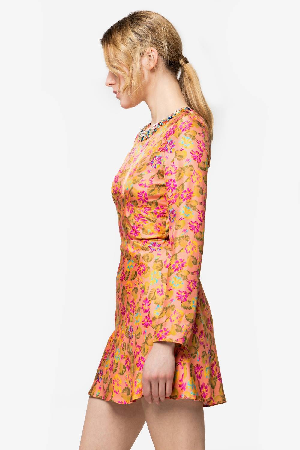 Kristina Ti COLETTE - Mini dress with jewel collar 50% di sconto per tempo limitato