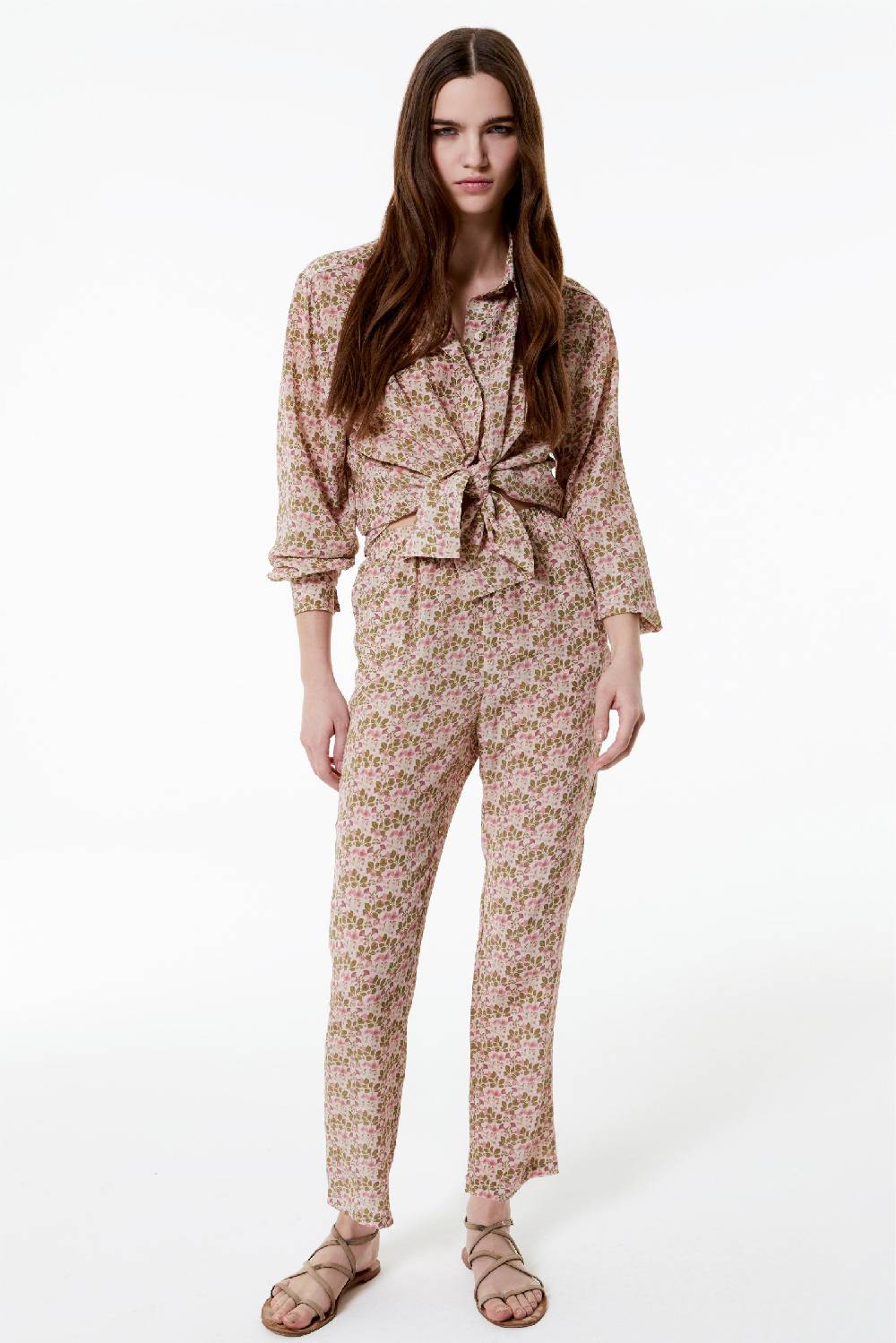 Kristina Ti JULIE - Silk trousers Poem Qualità Garantita