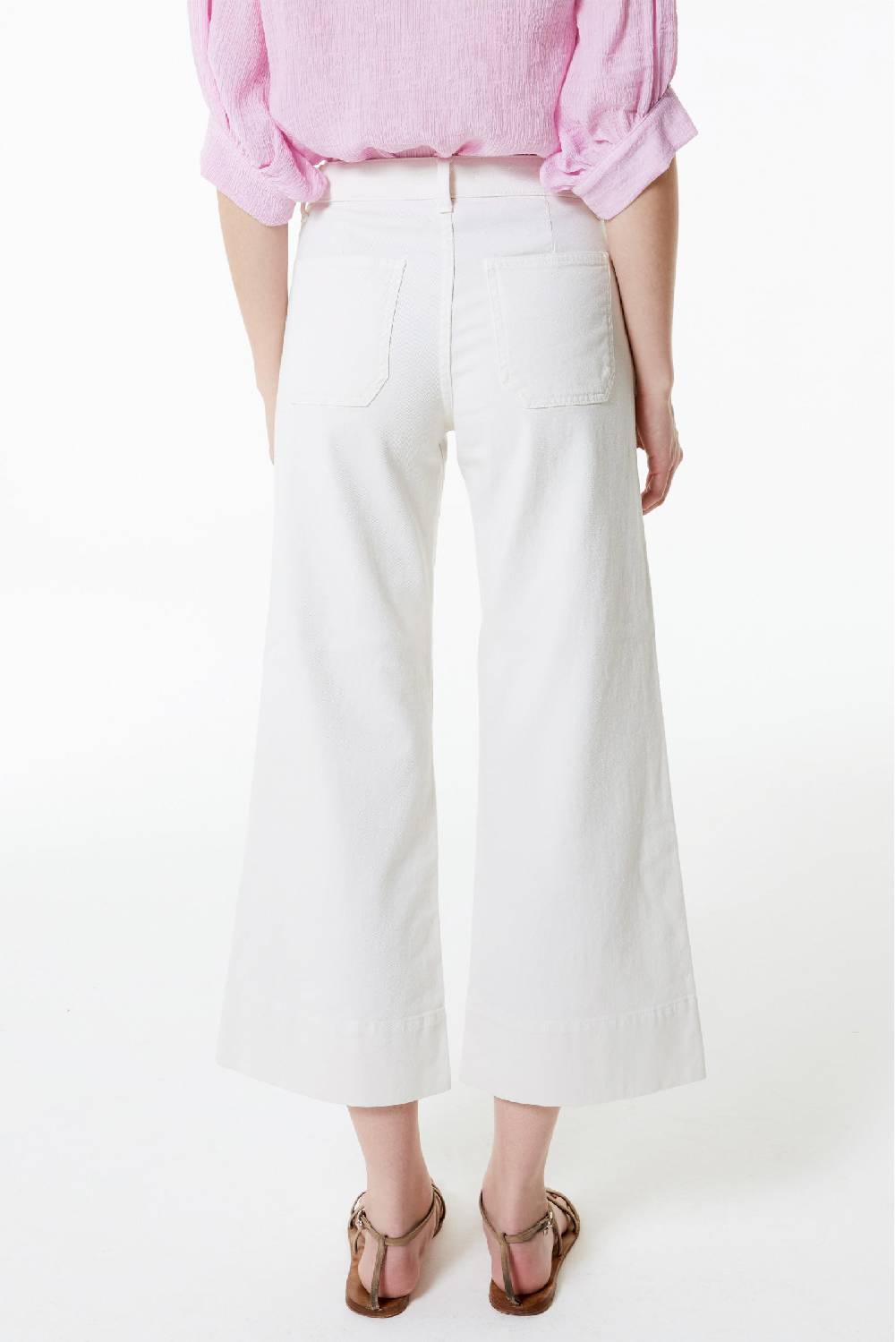 Kristina Ti TEA - Jeans cropped flare Prezzo Ridotto