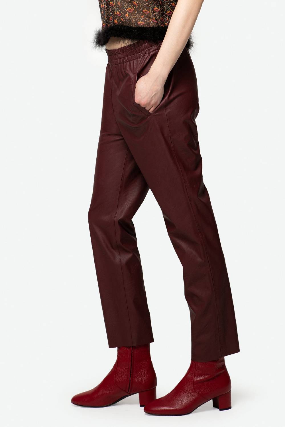 Kristina Ti ALDA - Eco-leather jogger Eccentric Hotsell