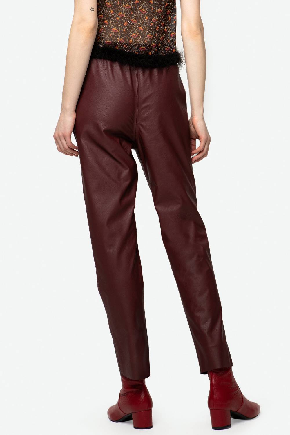 Kristina Ti ALDA - Eco-leather jogger Eccentric Hotsell