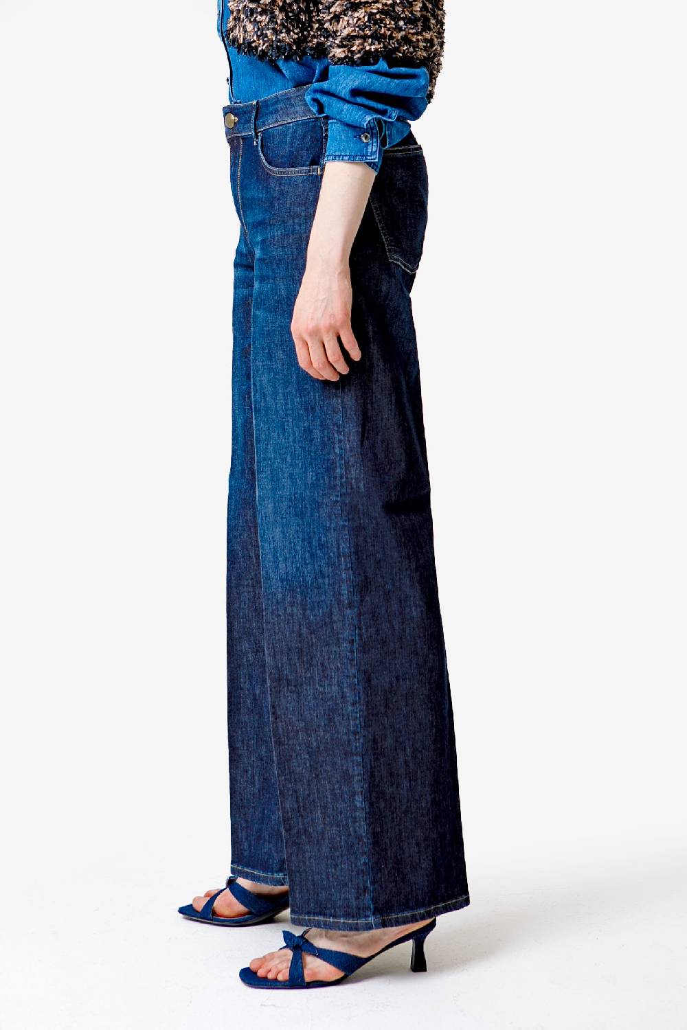 Kristina Ti SOFIA - Low waist denim jeans Saldi Di Fabbrica
