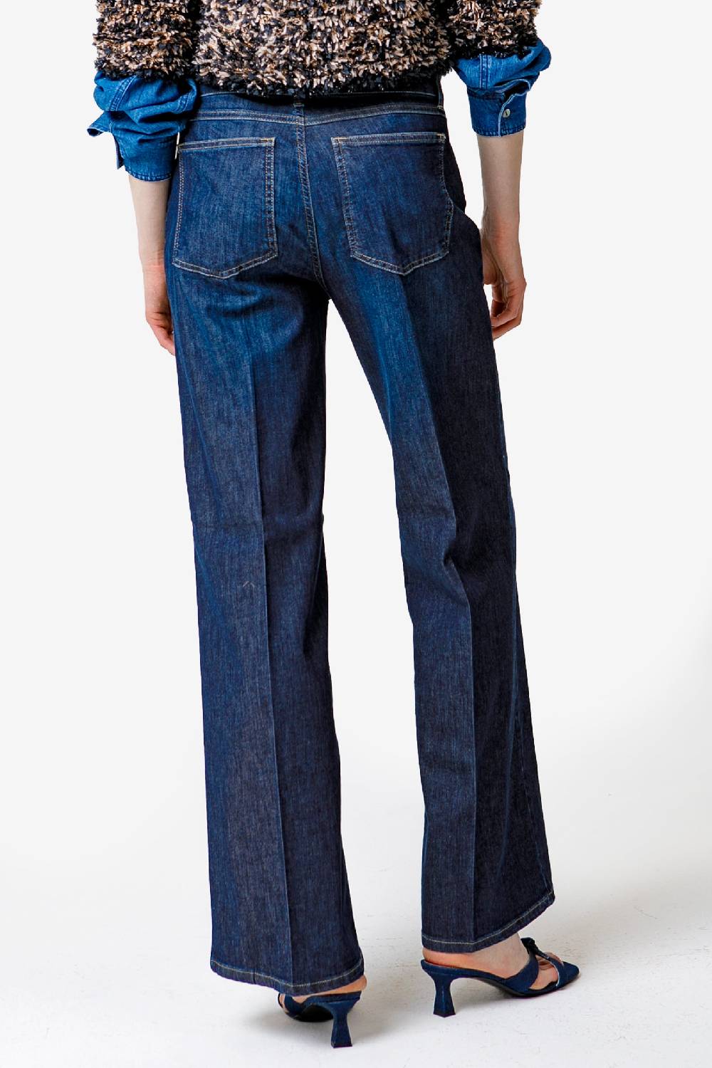 Kristina Ti SOFIA - Low waist denim jeans Saldi Di Fabbrica
