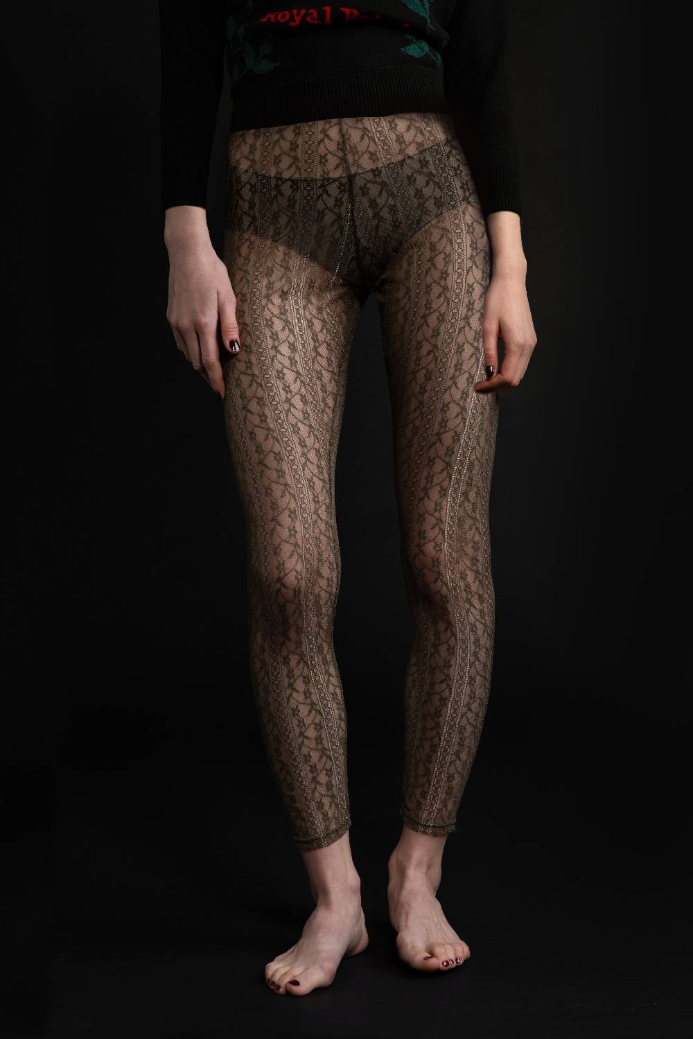 Kristina Ti LUDMILLA - Lace leggings Negozio