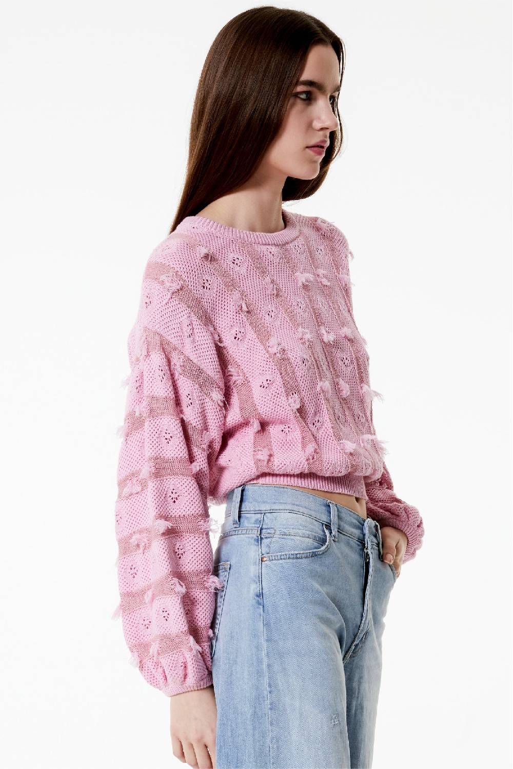 Kristina Ti BELLA - Knitted sweater Fringe Spedizione gratuita