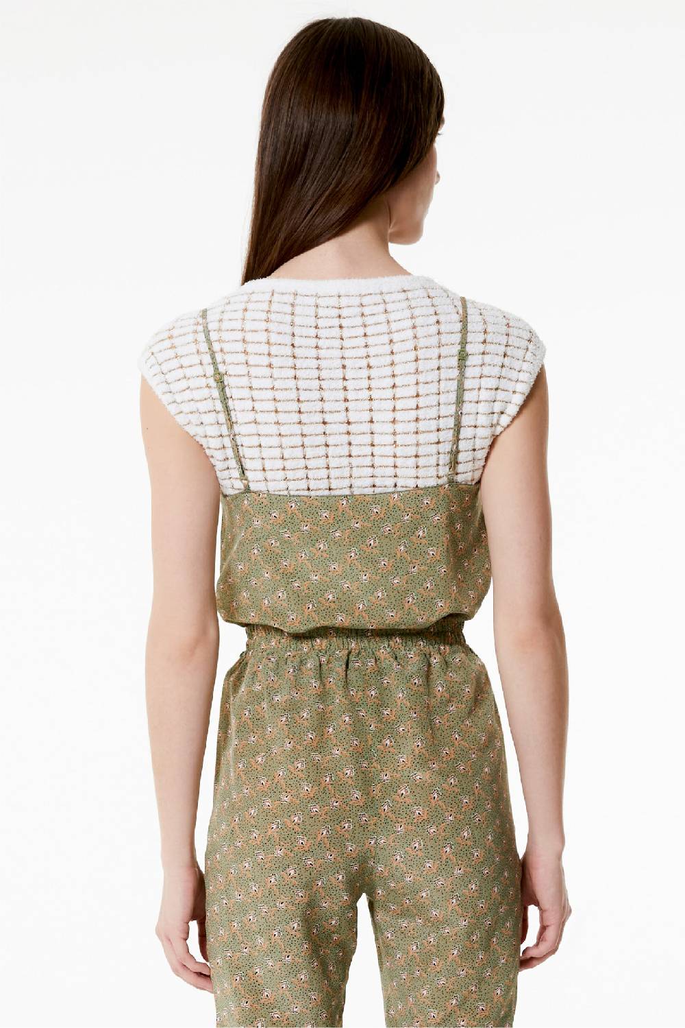 Kristina Ti CLOE - Silk top Woods Promozione temporanea