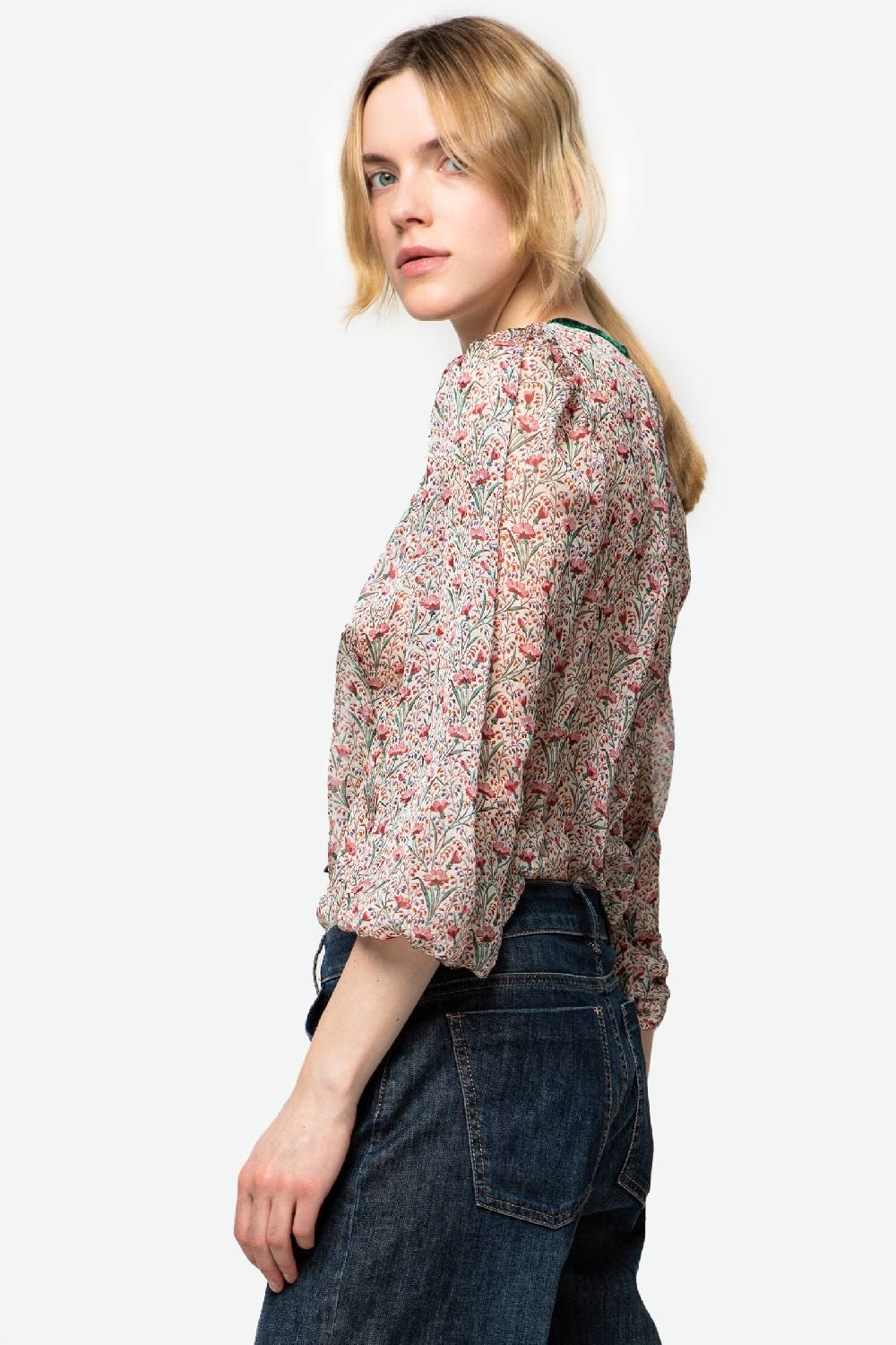 Kristina Ti GABRIELLA - Boho-chic jewel blouse Fino al 55% di sconto
