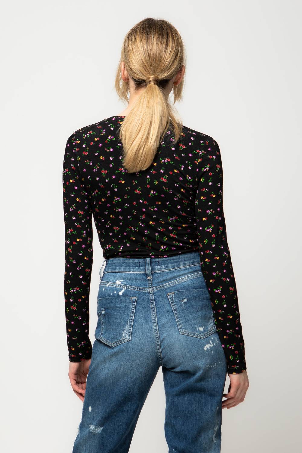 Kristina Ti OLIMPIA - Microflower jersey T-shirt Enormi sconti
