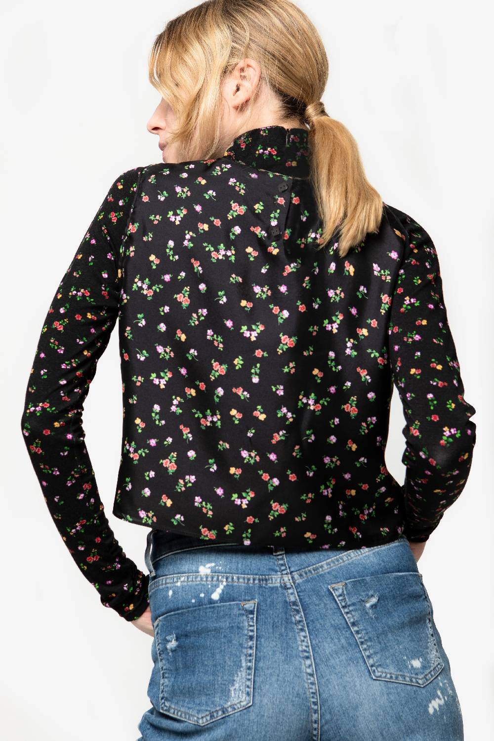 Kristina Ti AMARILLI - Silk microflower top 50% di sconto con spedizione gratuita