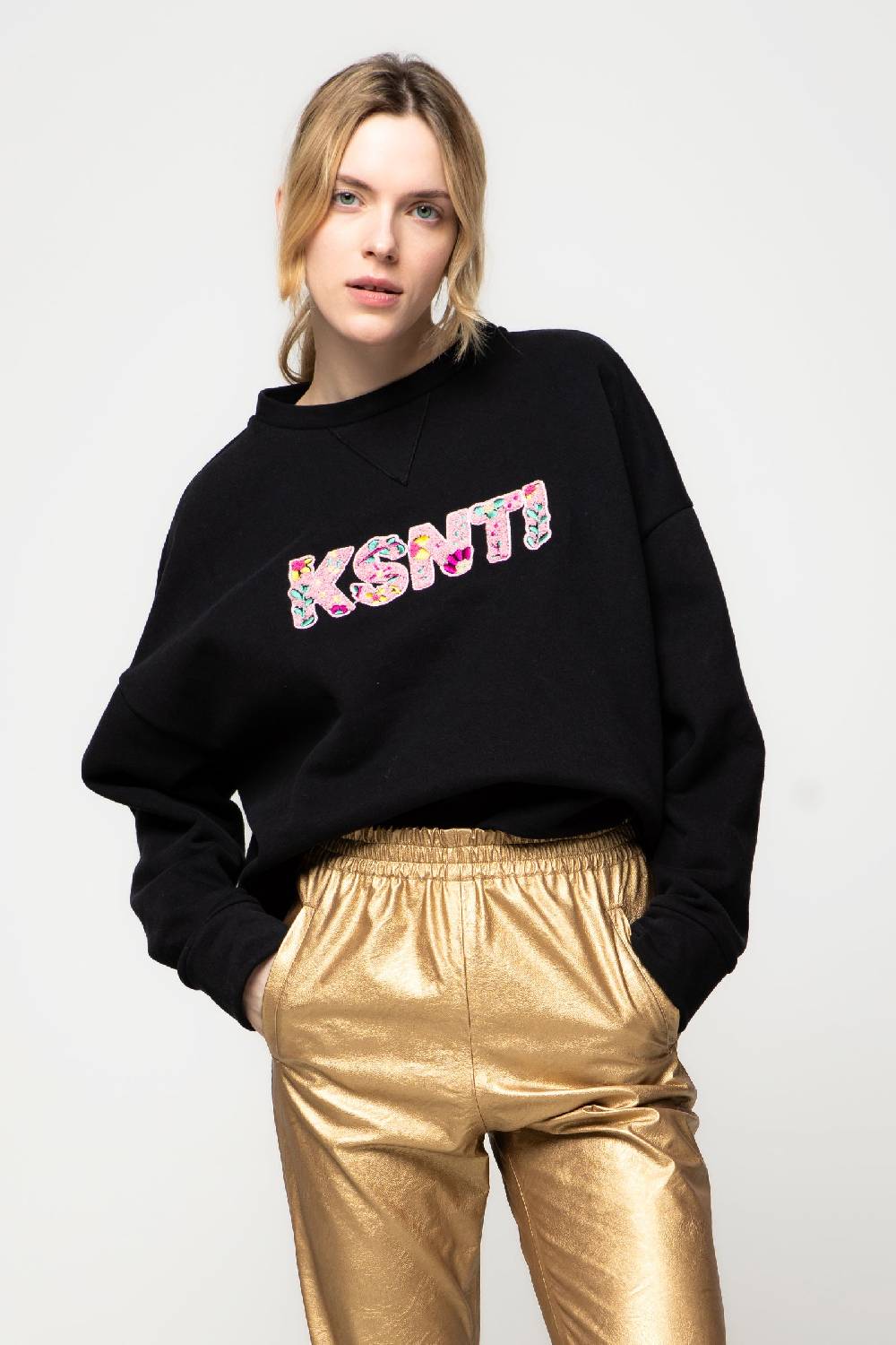 Kristina Ti CECILIA - Sweatshirt flower Sconti questo mese
