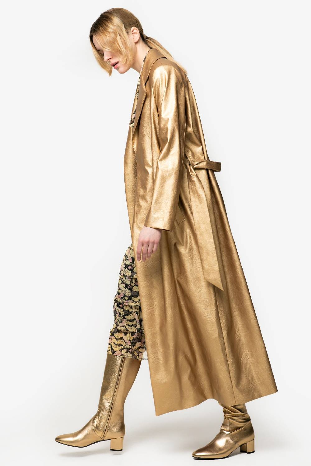 Kristina Ti DORIS - Eccentric faux leather coat Nuovo