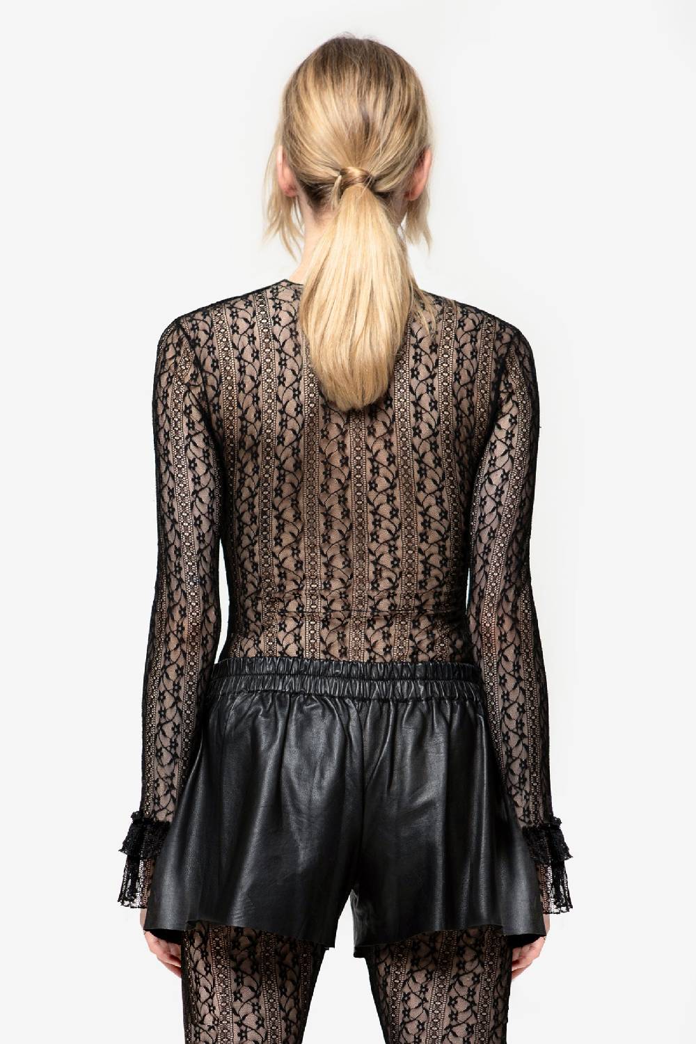 Kristina Ti LUCIA - Undress lace blouse Spedizione Gratuita