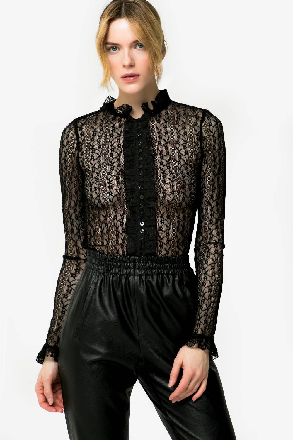 Kristina Ti BENEDETTA - Undress lace shirt Soddisfazione Garantita