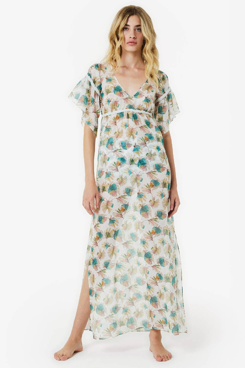 Kristina Ti PERLA - Dress Foliage Presa
