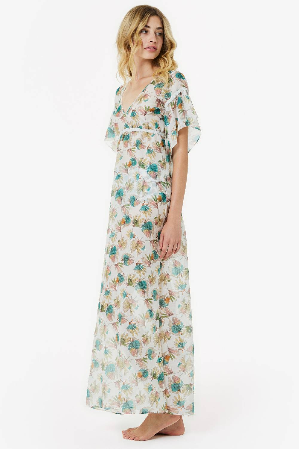 Kristina Ti PERLA - Dress Foliage Presa