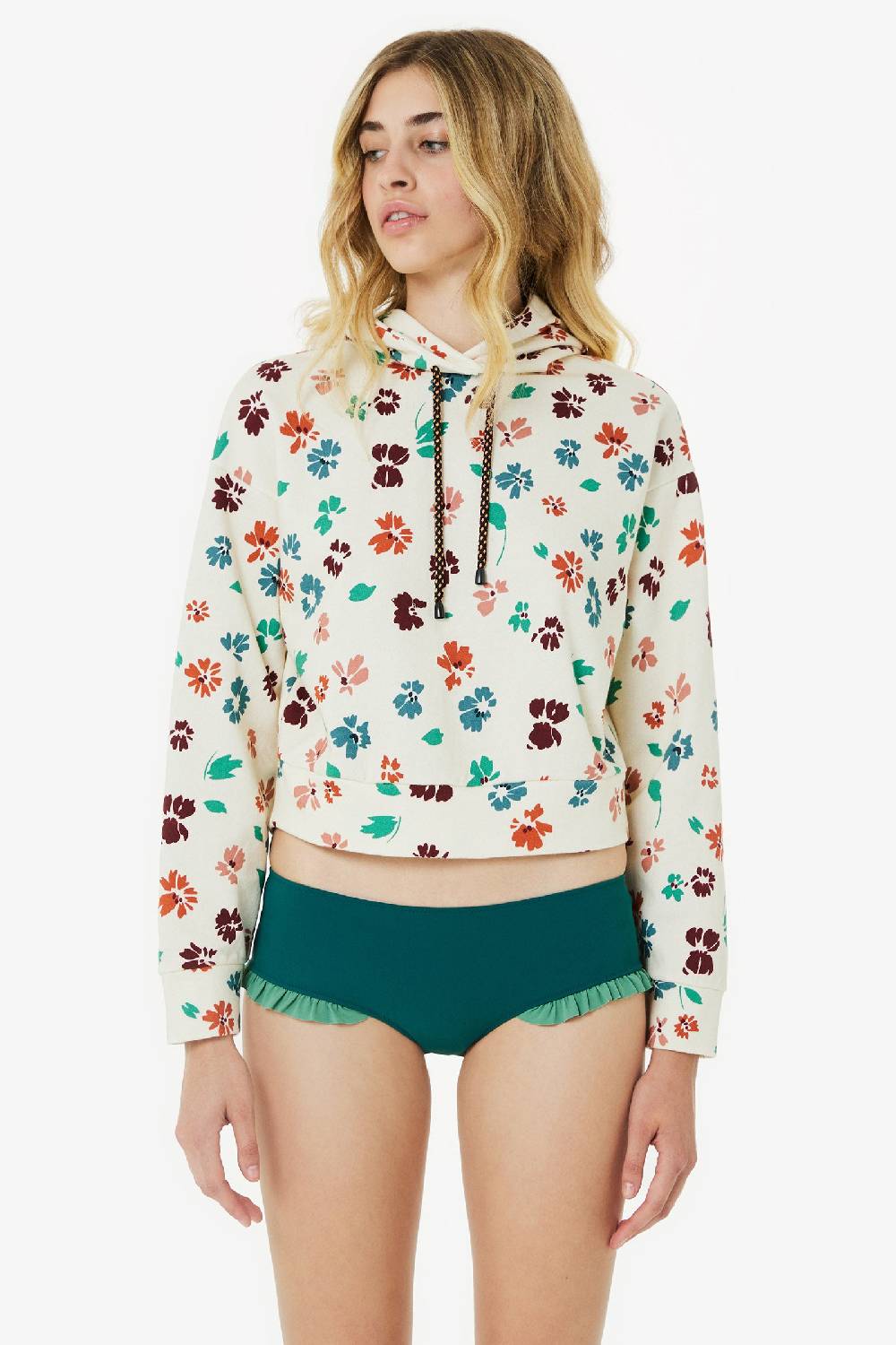 Kristina Ti MAGMA – Hooded sweatshirt Flora Offerte
