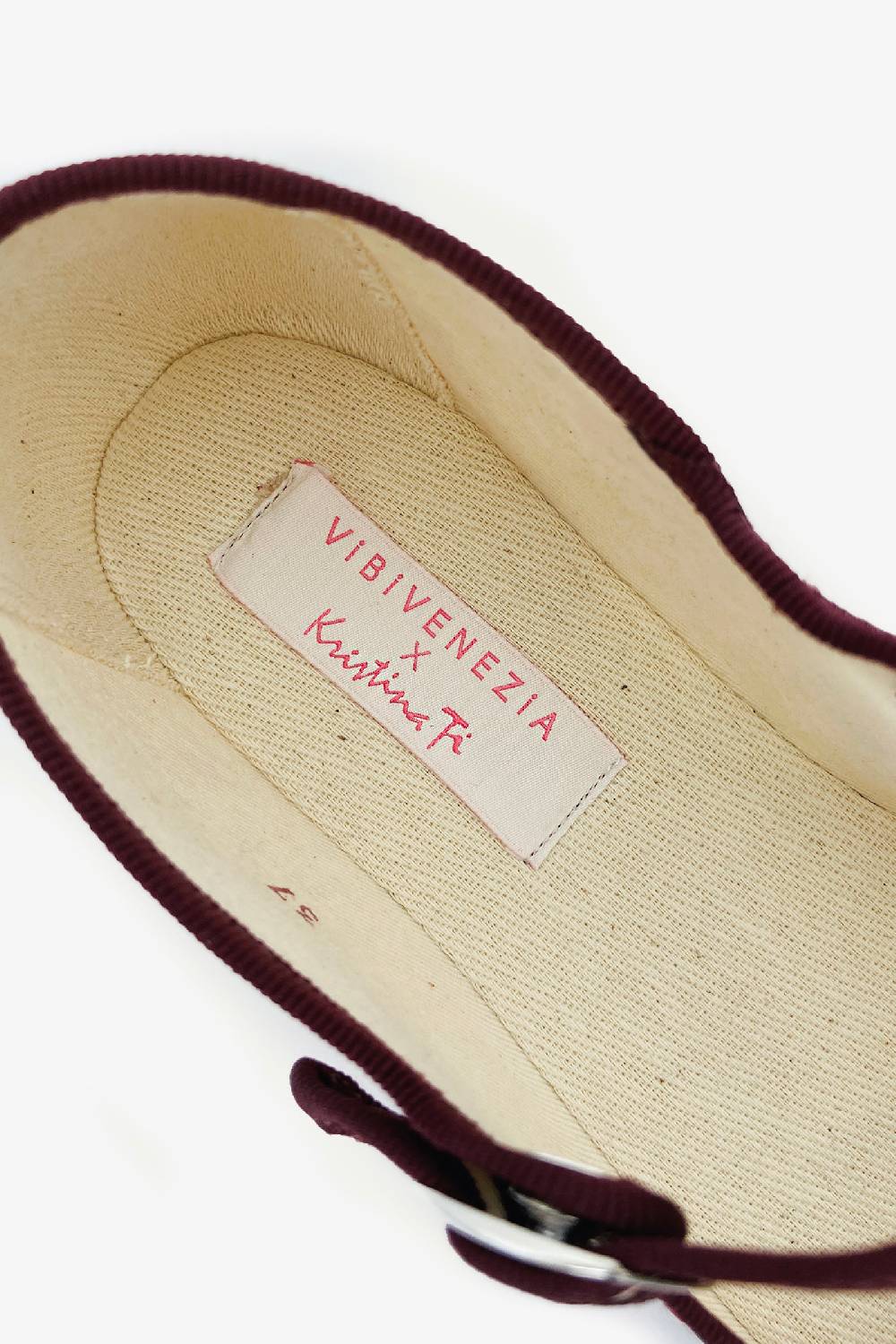 Kristina Ti IRIS - Silk Mary Jane slipper Sostegno trimestrale