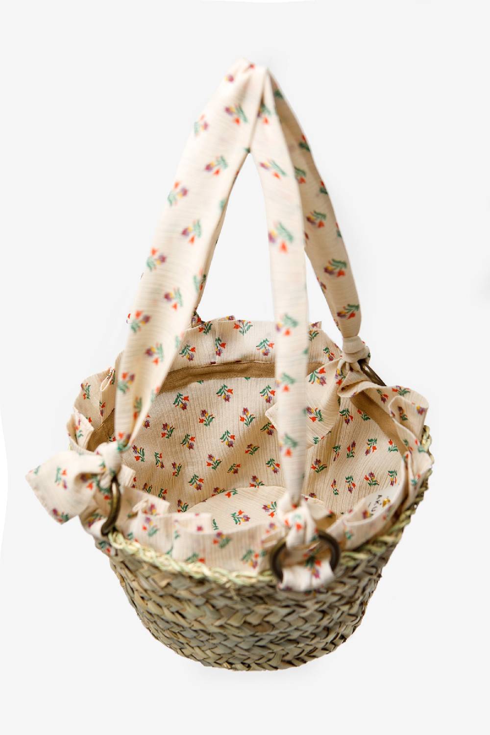 Kristina Ti CAPRI - Microflower mini straw bag Acquista Ora