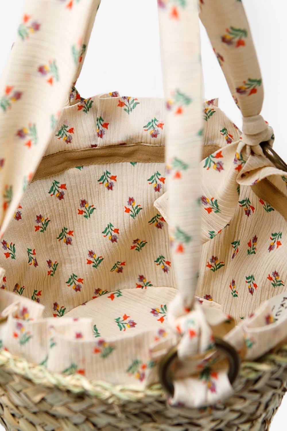 Kristina Ti CAPRI - Microflower mini straw bag Acquista Ora