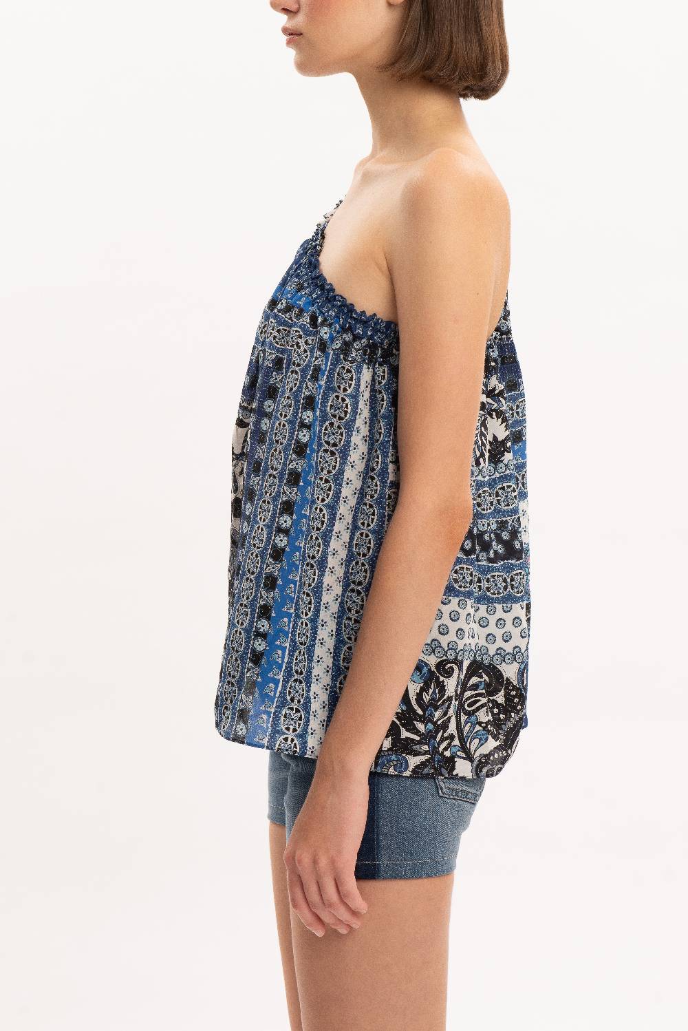 Kristina Ti CLARA - One shoulder blouse Vintage Flash Sale