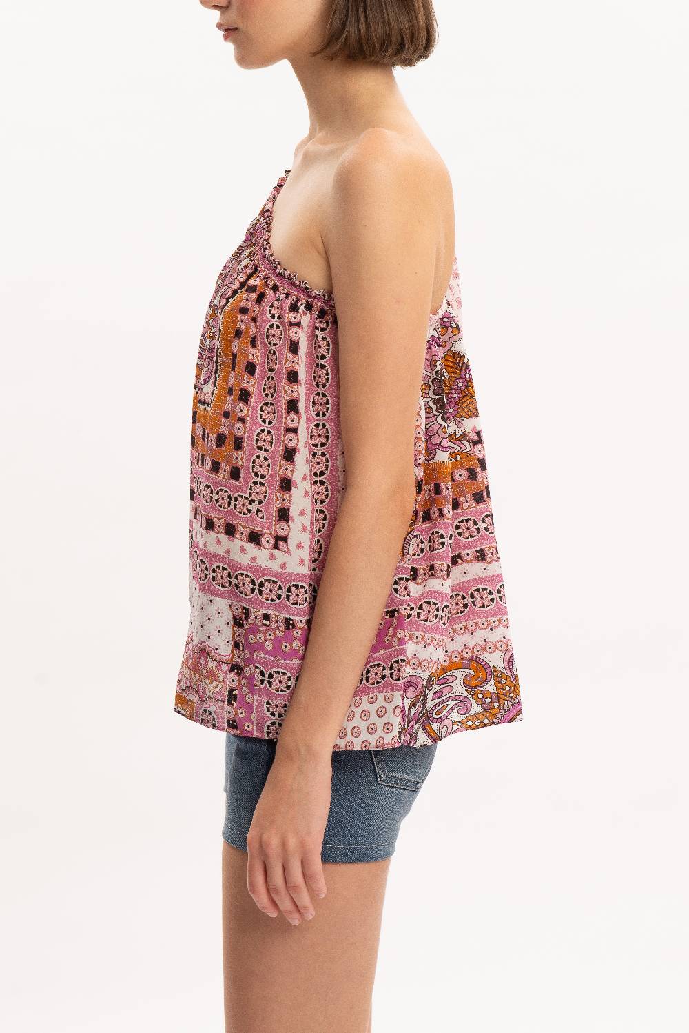 Kristina Ti AGATA - One shoulder blouse Vintage Offerta esclusiva