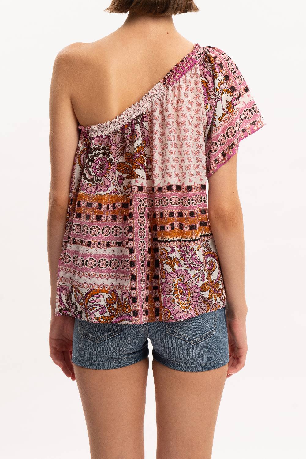 Kristina Ti AGATA - One shoulder blouse Vintage Offerta esclusiva