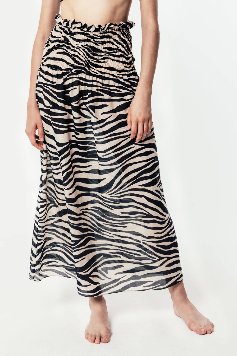 Kristina Ti MARCELA - Long animalier skirt Super sconto