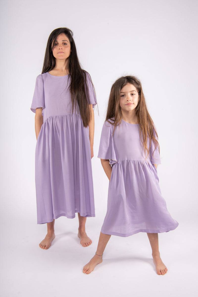 Olive E Miele ABITO DOROTHEA LILAC Outlet