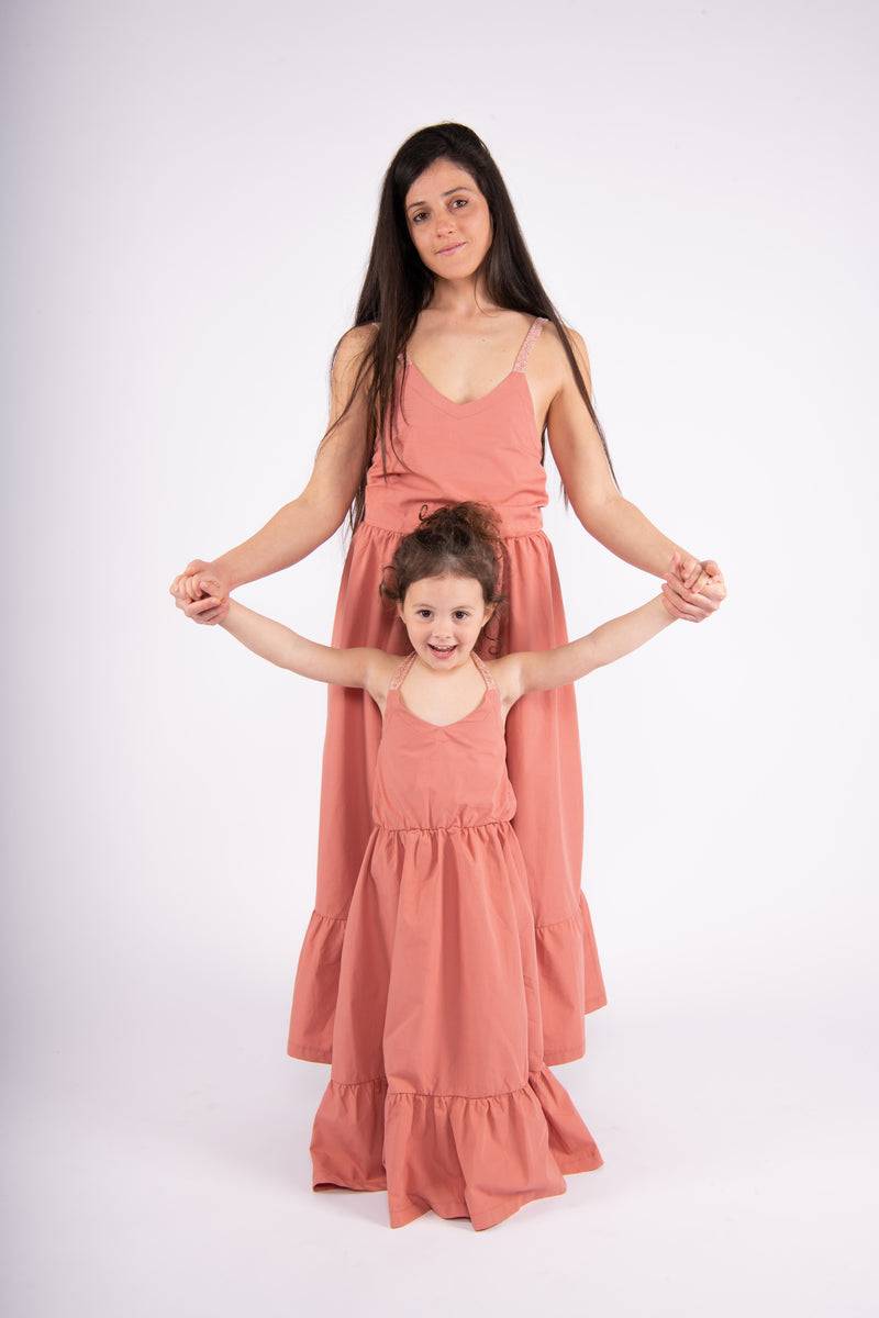 Olive E Miele MiniMe abito Annabelle argilla Acquista Ora