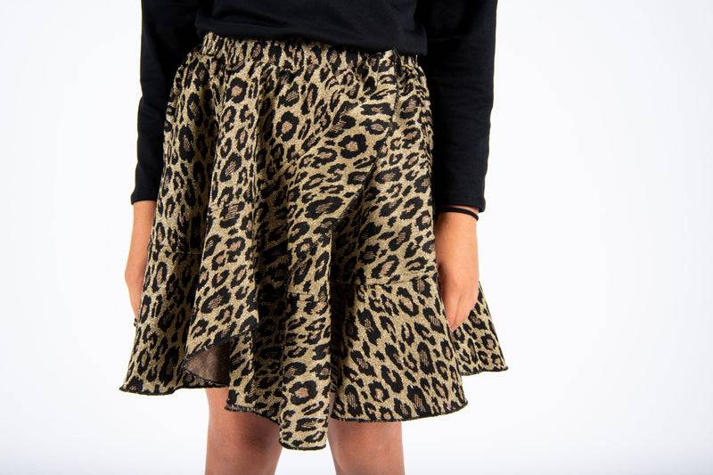 Olive E Miele GONNA BERTINA LEO LUREX In Vendita