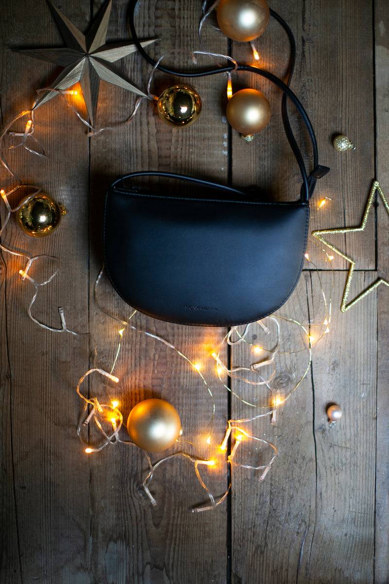 Olive E Miele HALF MOON BAG NERO Offerte