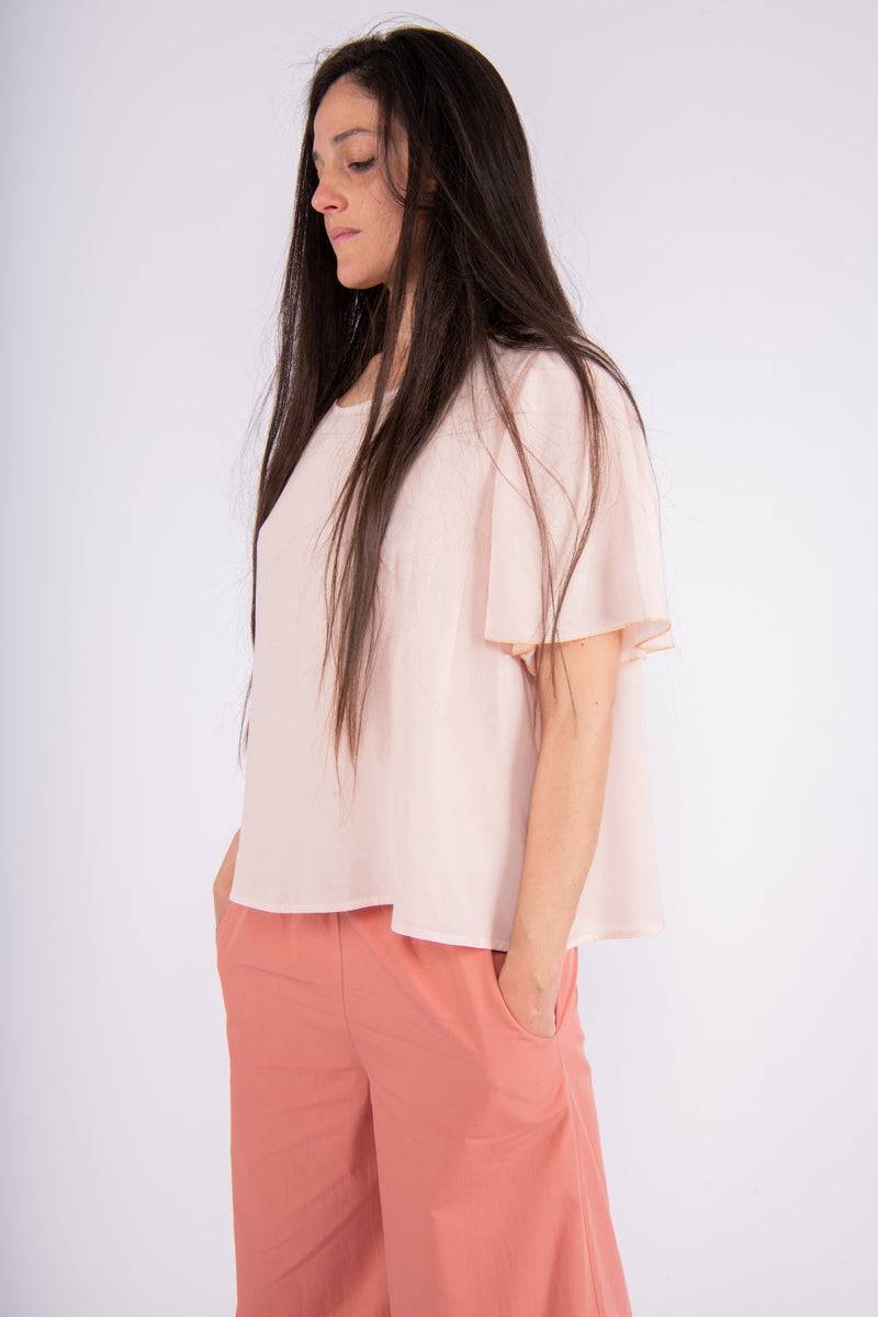 Olive E Miele PANTALONE MOLLIE POPELINE ARGILLA Vendita Calda