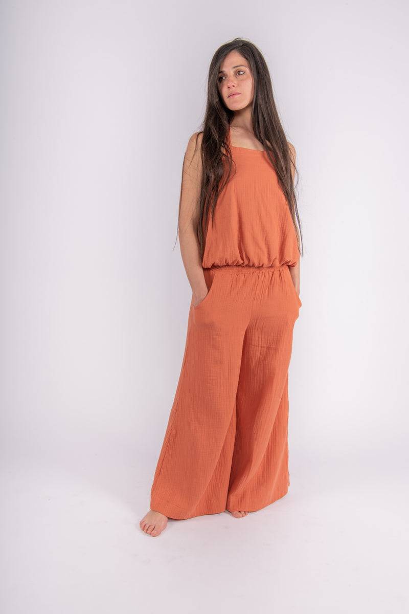 Olive E Miele PANTALONE MOLLIE ARGILLA Vendita Economica