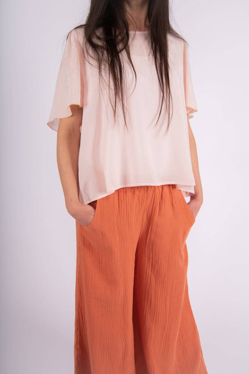 Olive E Miele PANTALONE MOLLIE ARGILLA Vendita Economica