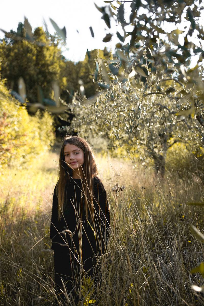 Olive E Miele MAGLIA AVALON NERO WOOL I Più Venduti