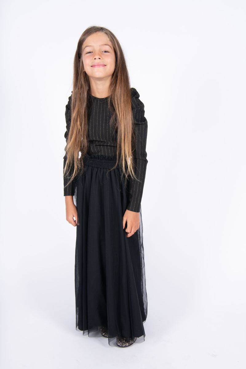 Olive E Miele GONNA LIZZIE TULLE NERO Negozi Online