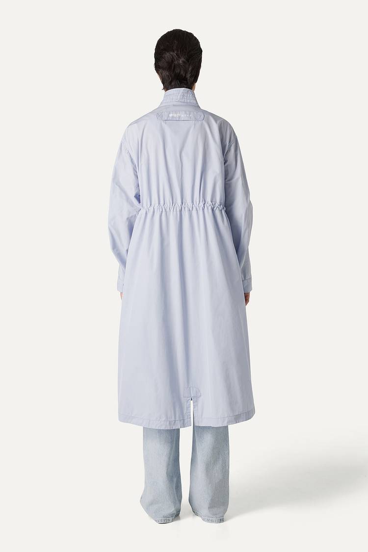 Oof Wear PARKA LUNGO OVER IN NYLON MEMORY 9211 - GHIACCIO Acquista Ora