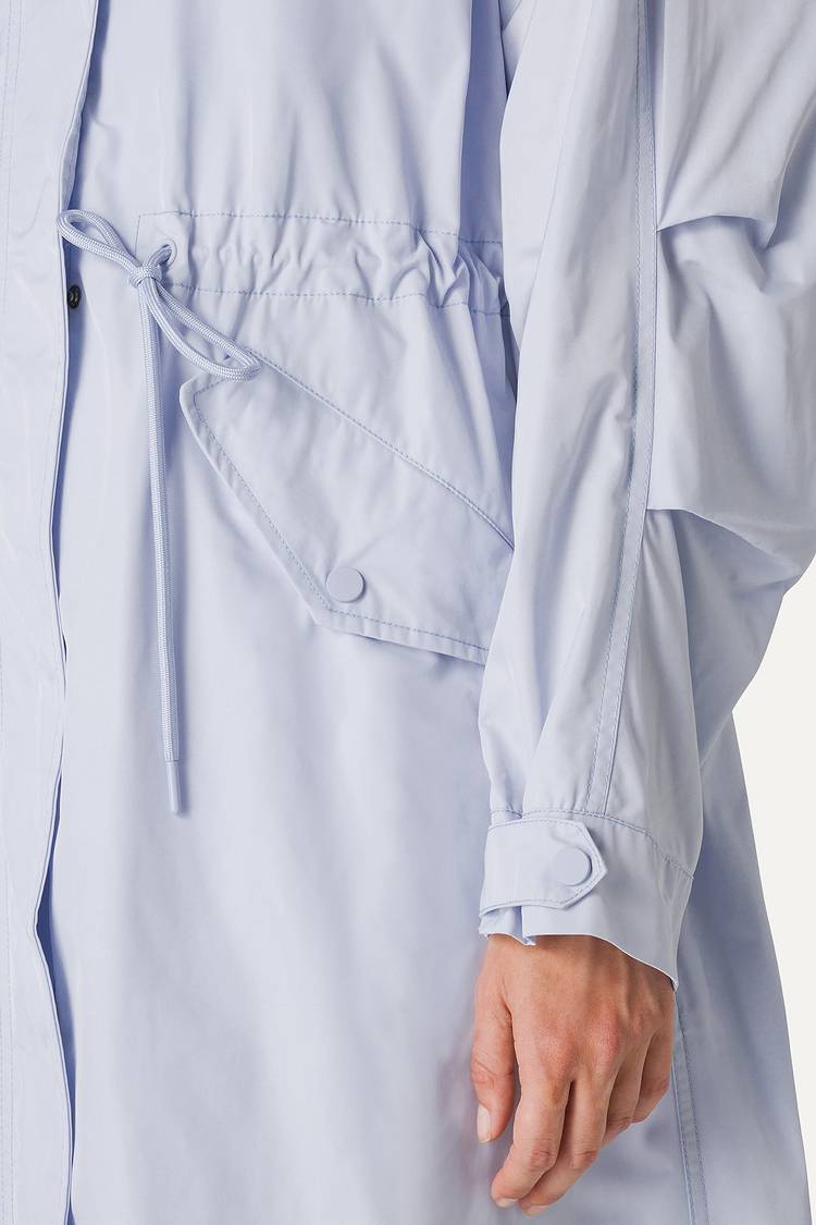 Oof Wear PARKA LUNGO OVER IN NYLON MEMORY 9211 - GHIACCIO Acquista Ora