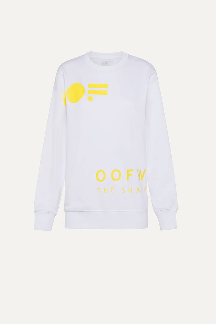 Oof Wear FELPA IN COTONE CON LOGO 4065 - BIANCO Economico