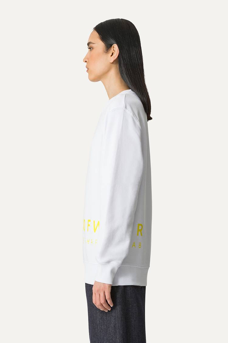 Oof Wear FELPA IN COTONE CON LOGO 4065 - BIANCO Economico