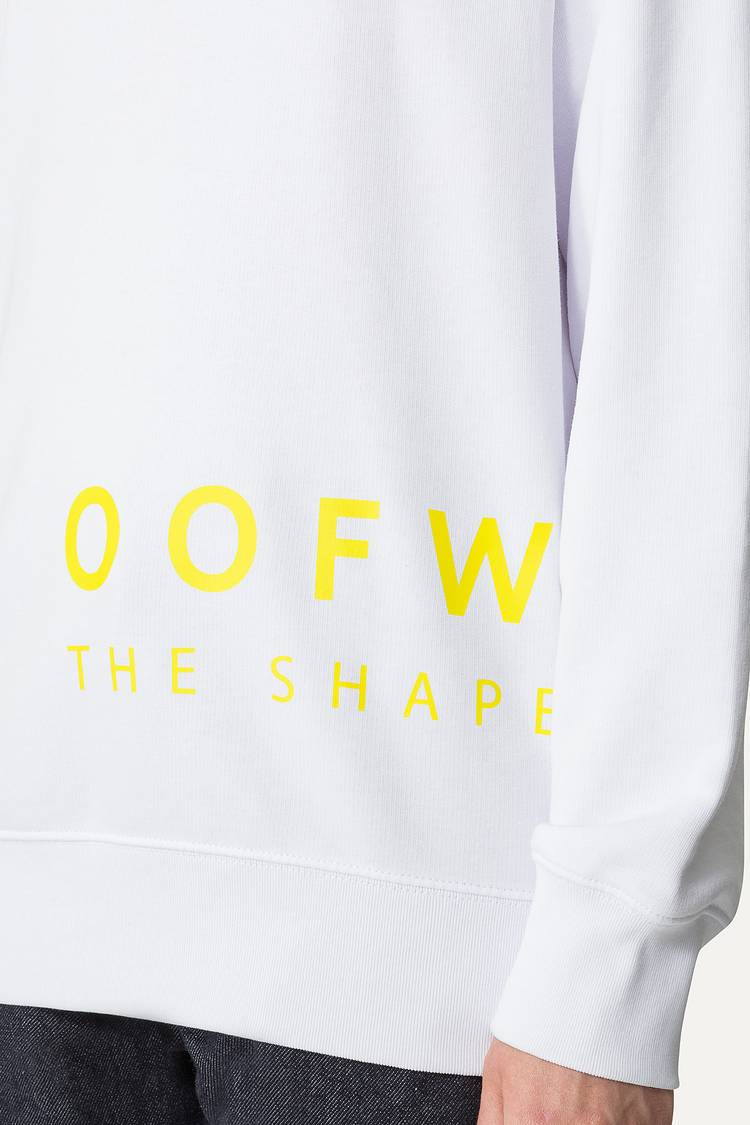Oof Wear FELPA IN COTONE CON LOGO 4065 - BIANCO Economico