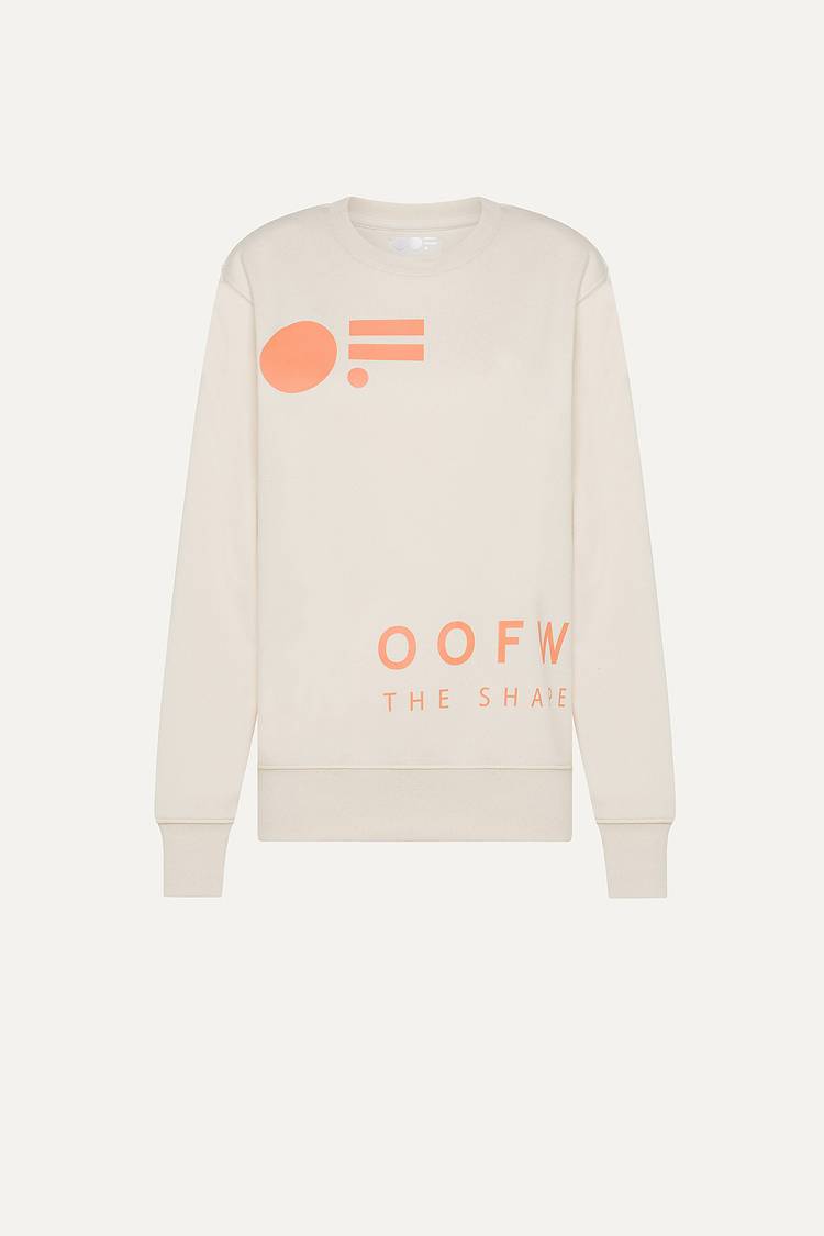 Oof Wear FELPA IN COTONE CON LOGO 4065 - ECRU Online